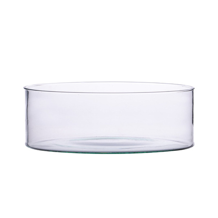 Glass cylinder bowl H:8,5cm D:19,5cm M-2